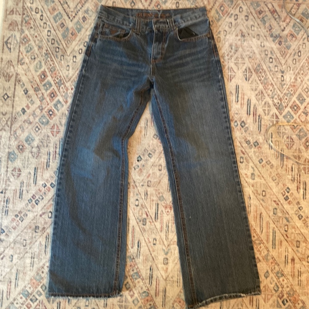 Guess Blue Denim Jeans Relaxed Fit